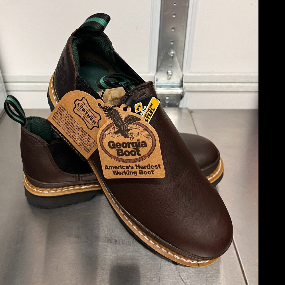 Georgia Giant Romeo Work Shoe Size 10, WIDE, NWT IN BOX‎